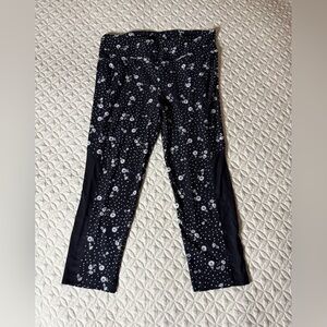 NOBO Black and White flowered leggings with inserts. Please check measurements